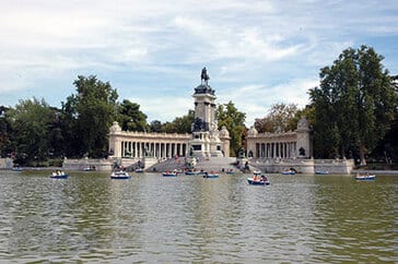 The Retiro Pond, Madrid Spain