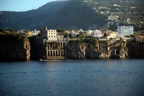 Sorrento Italy has steep cliffs