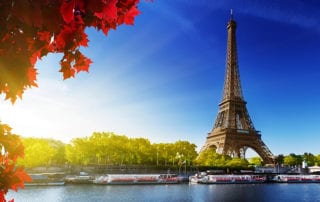 Paris, France on the river Seine