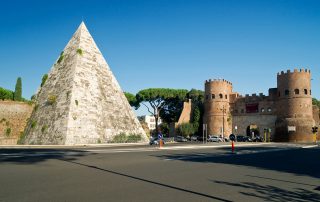 Pyramid Cestius in Rome